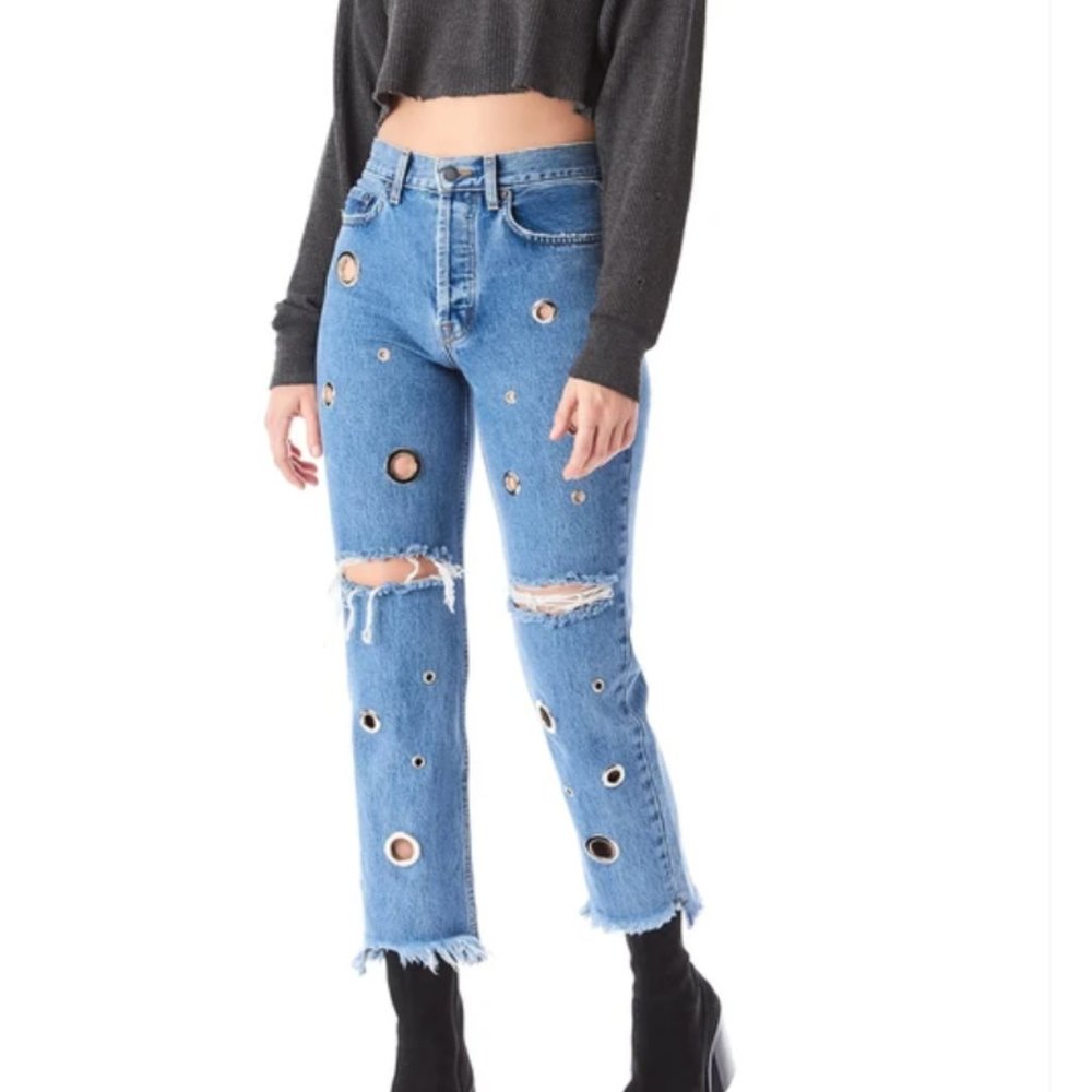 Carmar (Emelia) Grommet Denim - NWT